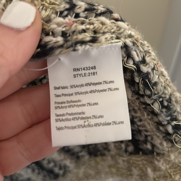 Anthropologie Moth Spectra Fringe Cardian Sweater - Picture 6 of 7